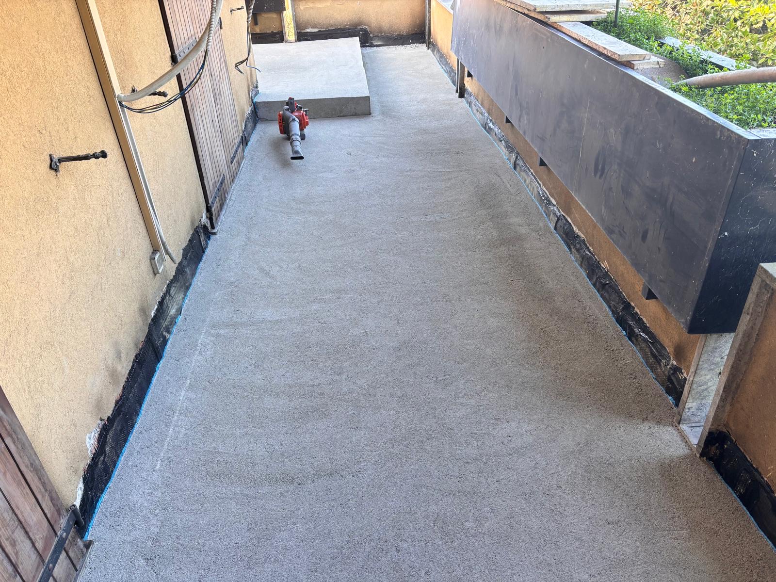 Rifacimento terrazzo — prima dell'intervento (foto 2)